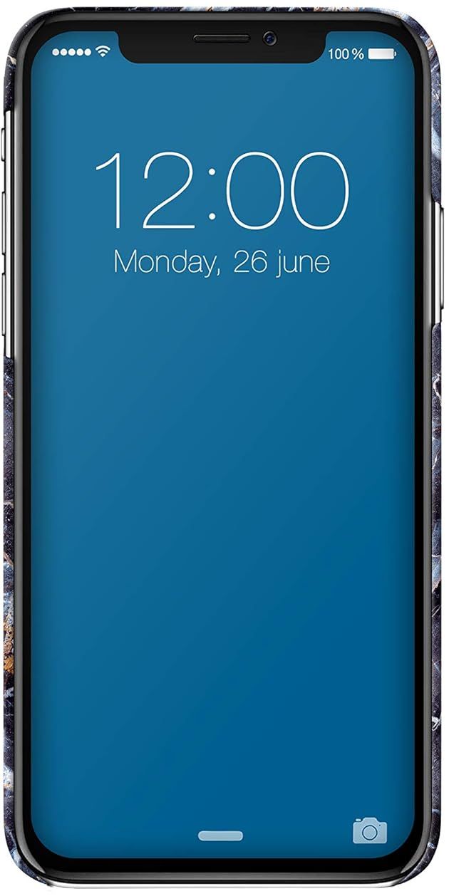 iDeal of Sweden Fashion Phone Case for iPhone X | iPhone Xs - Midnight Blue Marble by iDeal of Sweden - Refurbished - Brand New condition - Image 3