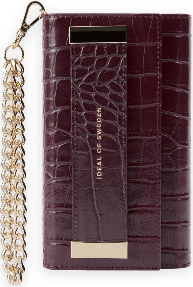 iDeal of Sweden Studio Clutch Wallet Phone Case for Apple iPhone 12 Pro Max - Plum Croco by iDeal of Sweden - Refurbished - Brand New condition - US$13.98