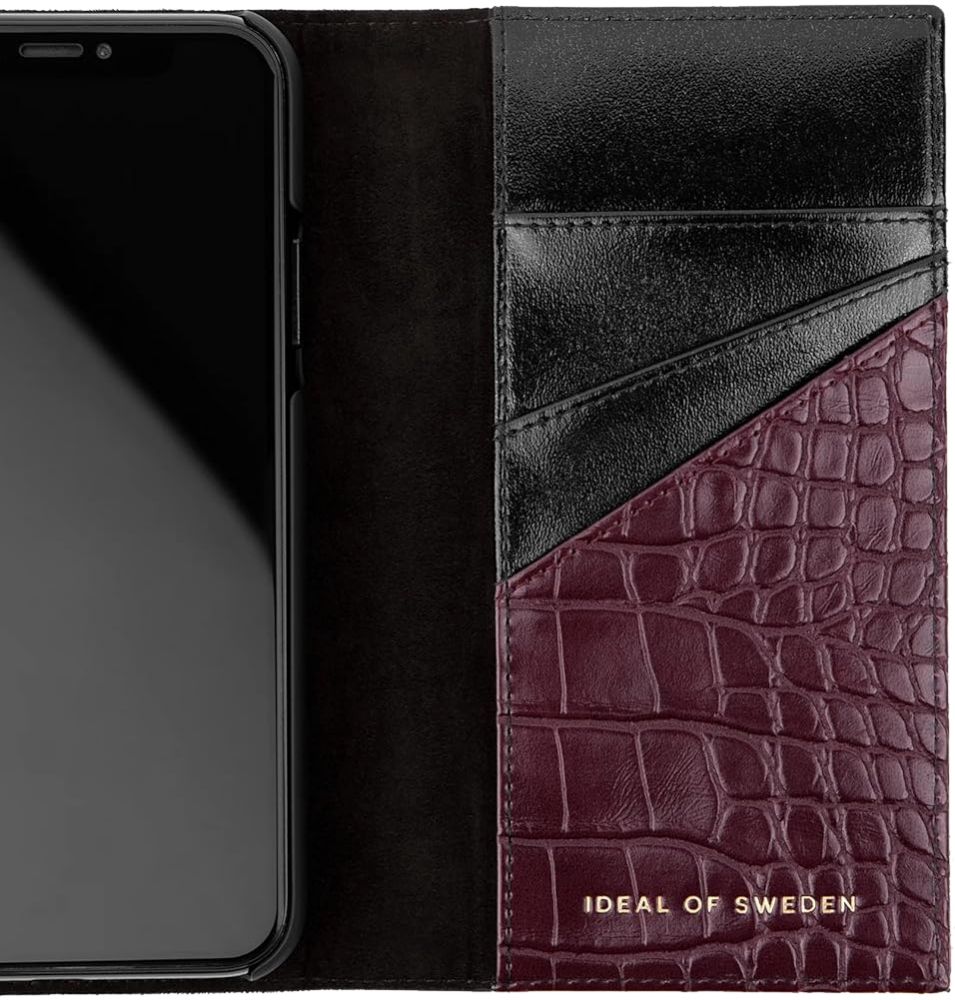 iDeal of Sweden Studio Clutch Wallet Phone Case for Apple iPhone 12 Pro Max - Plum Croco by iDeal of Sweden - Refurbished - Brand New condition - Image 2