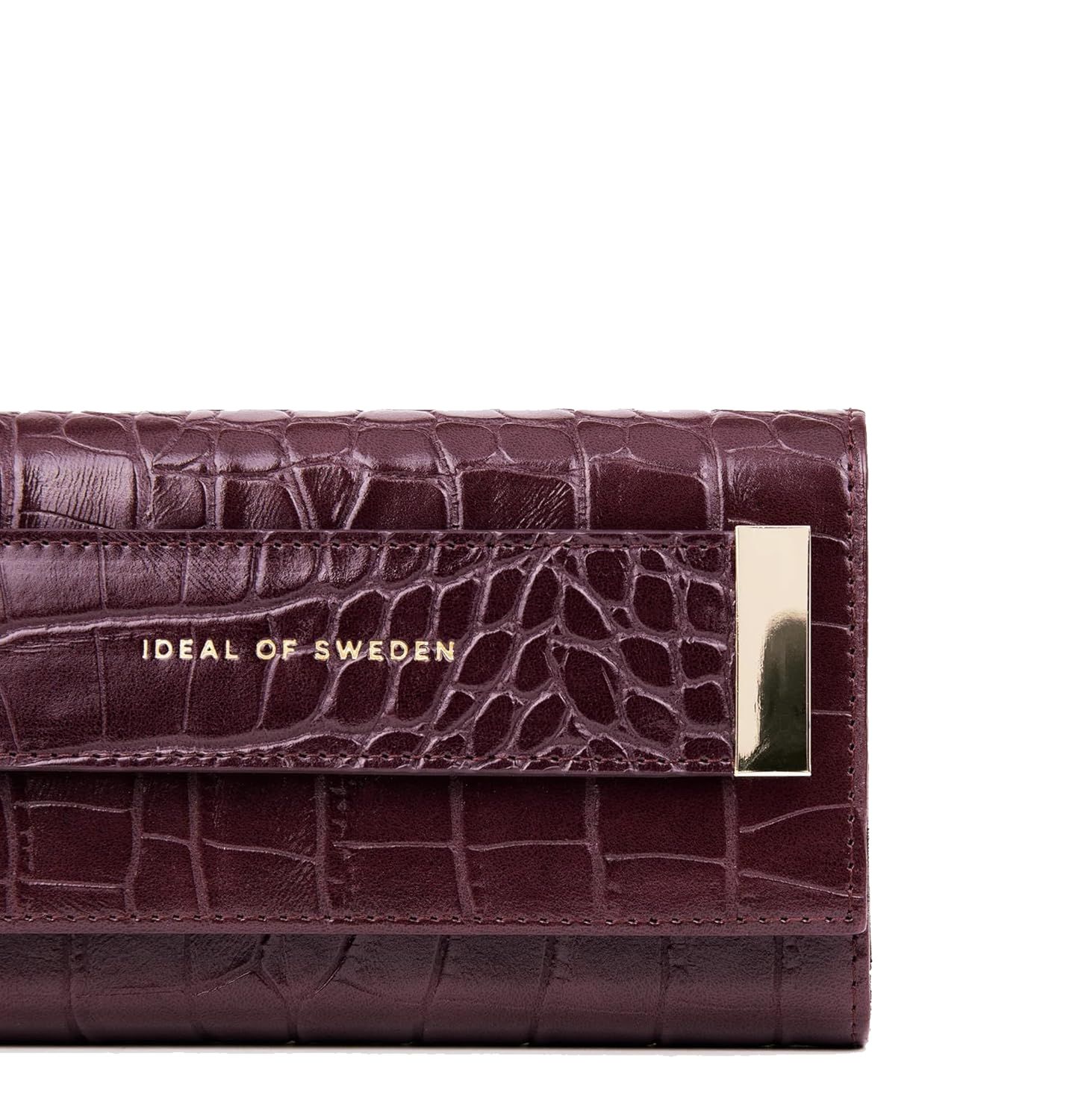 iDeal of Sweden Studio Clutch Wallet Phone Case for Apple iPhone 12 Pro Max - Plum Croco by iDeal of Sweden - Refurbished - Brand New condition - Image 4