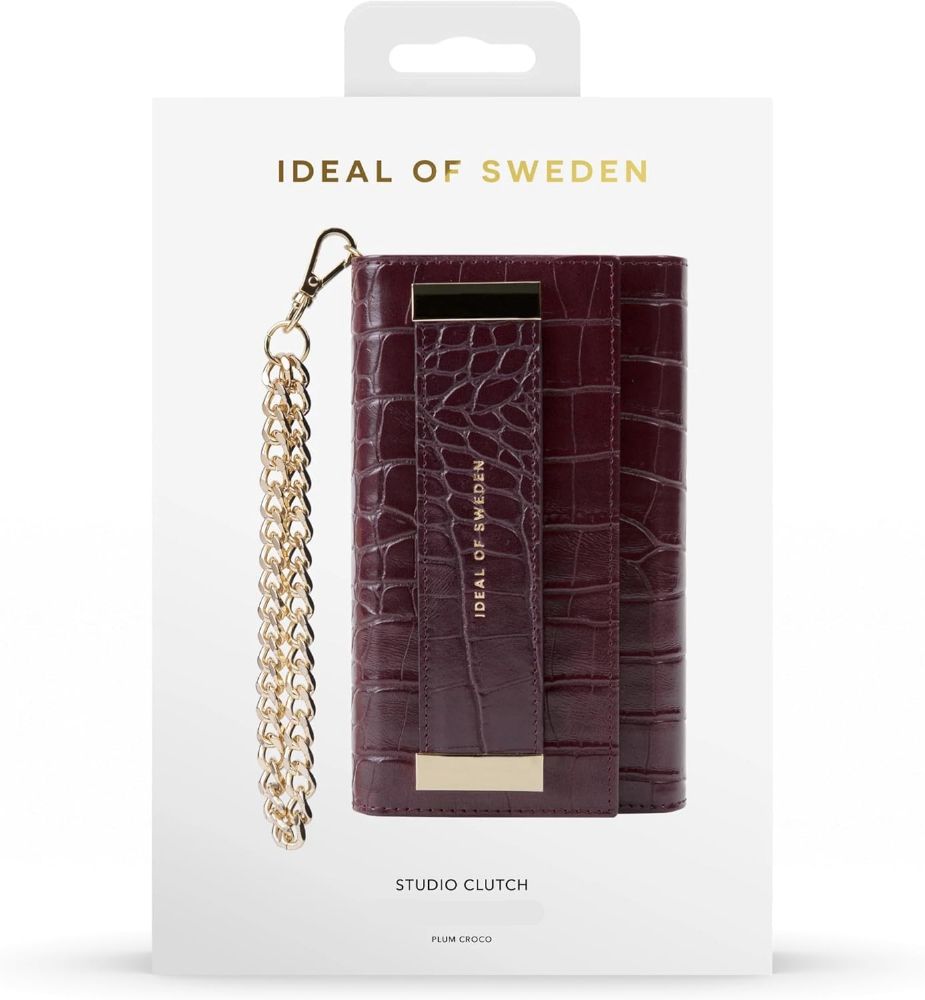 iDeal of Sweden Studio Clutch Wallet Phone Case for Apple iPhone 12 Pro Max - Plum Croco by iDeal of Sweden - Refurbished - Brand New condition - Image 6