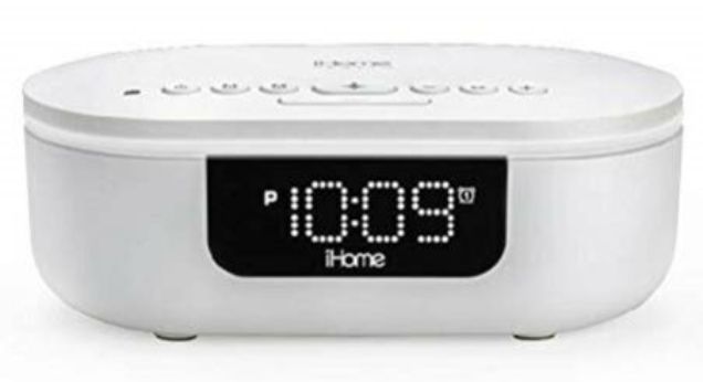 iHome iUVBT1 Power UVC Pro 360 UV-C Sanitizer with Bluetooth Speaker - White by iHome - Image 2