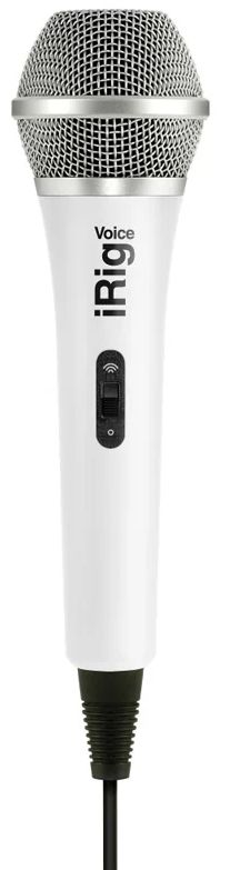 IK Multimedia iRig Voice Handheld Microphone - White by IK Multimedia - Refurbished - Very Good condition - CA$51.49