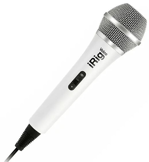IK Multimedia iRig Voice Handheld Microphone - White by IK Multimedia - Refurbished - Very Good condition - Image 2