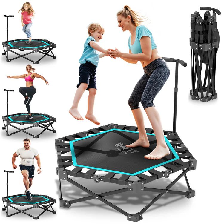 IMFIT Foldable Fitness Trampoline - Black by IMFIT - Refurbished - Very Good condition - CA$151.98