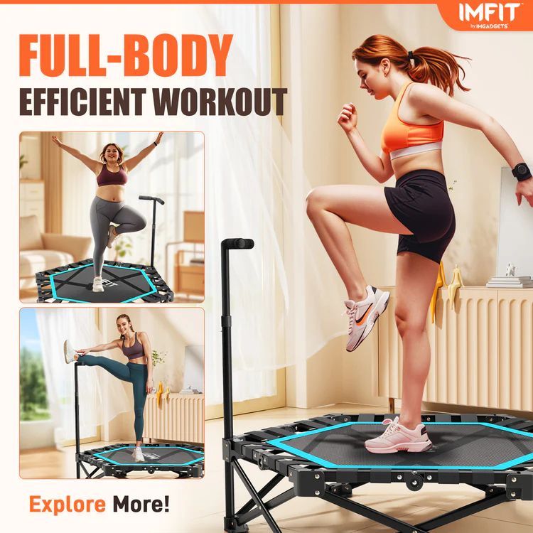 IMFIT Foldable Fitness Trampoline - Black by IMFIT - Image 7