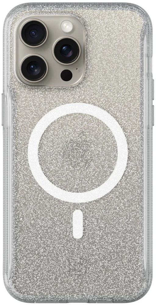 Incipio AeroGrip Phone Case with MagSafe for Apple iPhone 15 Pro Max - Clear Glitter by Incipio - Refurbished - Very Good condition - Image 2