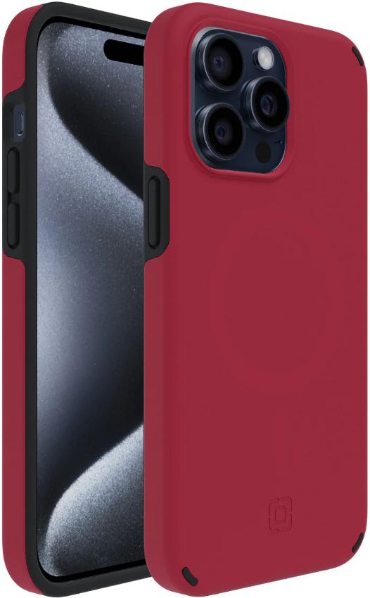 Incipio Duo MagSafe Phone Case for iPhone 15 Pro Max - Crimson/Black by Incipio - Refurbished - Brand New condition - Image 2