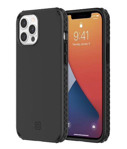 Incipio Grip Phone Case for iPhone 12 Pro Max - Black by Incipio - Refurbished - Brand New condition - US$9.08