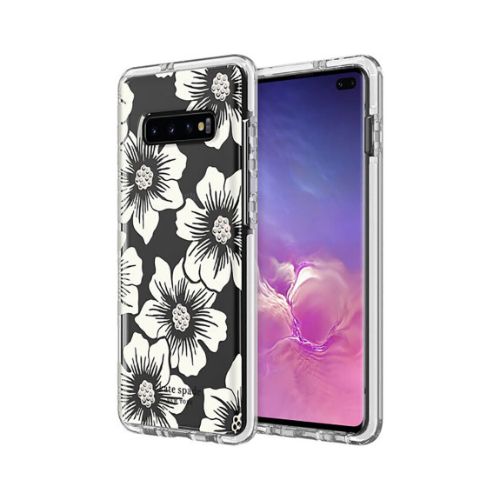 Incipio Kate Spade New York Defensive Hardshell Phone Case for Galaxy S10+ - Hollyhock Cream by Incipio - Refurbished - Brand New condition - US$13.93