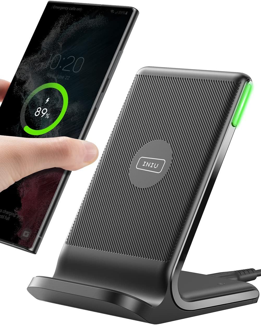 INIU Wireless Charger WI-211 - Black by INIU - Refurbished - Very Good condition - US$23.70