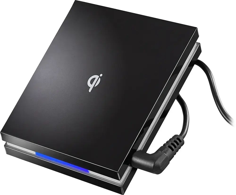 Insignia NS-MWPC1W Qi Wireless Charging Pad - Black by Insignia - Refurbished - Good condition - US$20.98