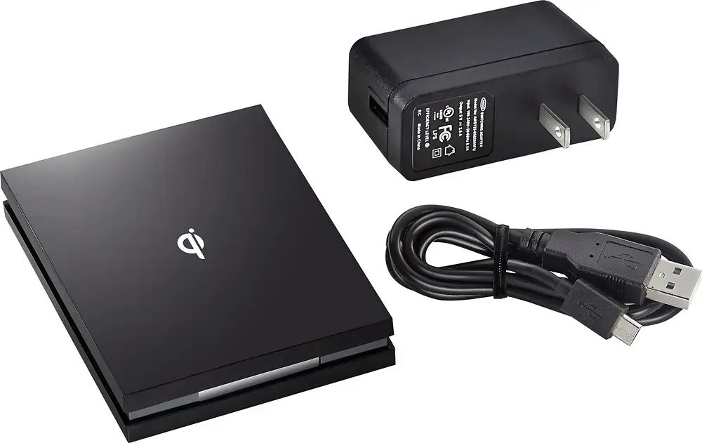 Insignia NS-MWPC1W Qi Wireless Charging Pad - Black by Insignia - Refurbished - Good condition - Image 2