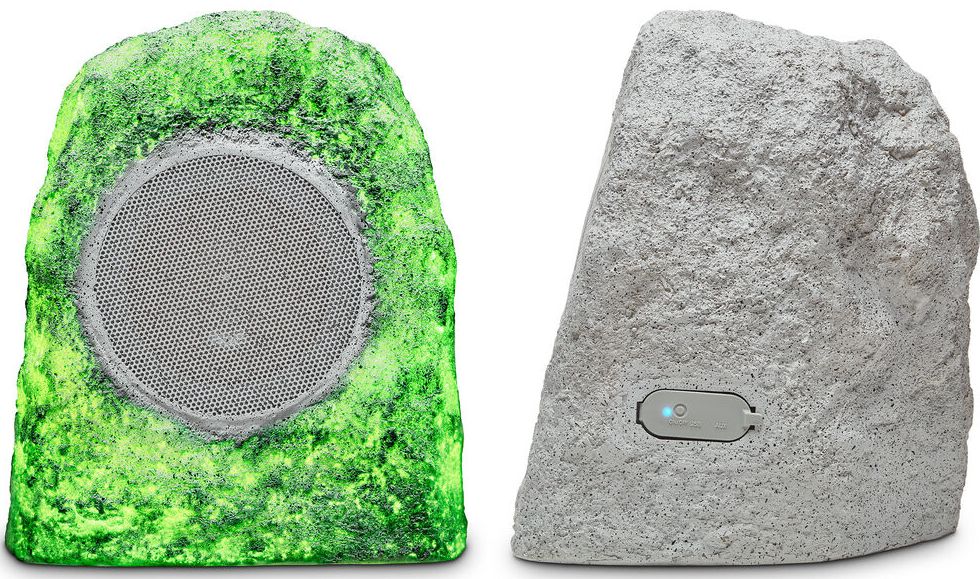 ION Audio Glow Rocker Pair Rechargeable Outdoor Bluetooth-Enabled Speakers with Stereo-Link - Gray by ION Audio - Image 3