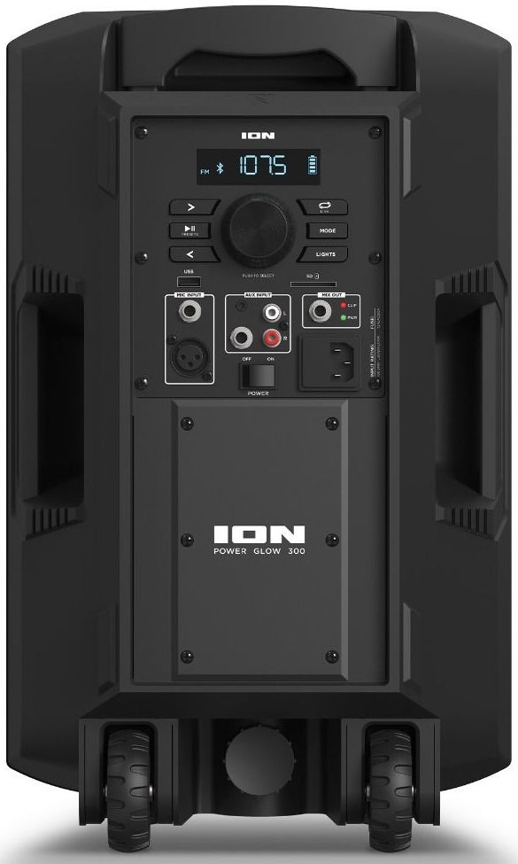 ION Audio Power Glow 300 Rechargeable Bluetooth Speaker System with LED Party Lights - Black by ION Audio - Image 3