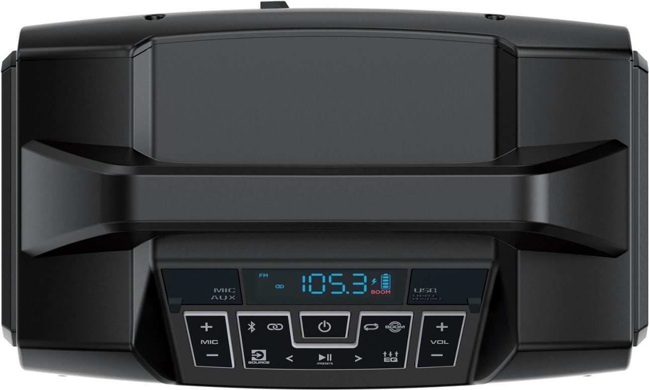 ION Audio Sport Boom All-Weather Rechargeable Speaker with Microphone - Black by ION Audio - Image 4