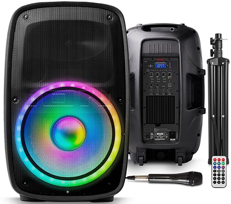 ION Audio Total PA Glow 3 High Power Bluetooth PA System with Lights - Black by ION Audio - Refurbished - Like New condition - Image 4