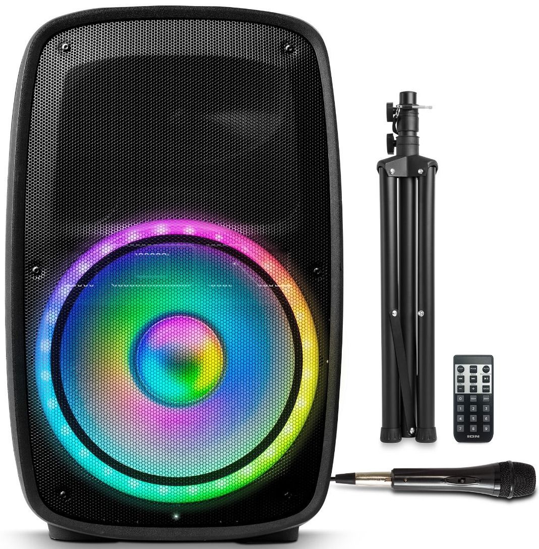 ION Audio Total PA Glow Max Bluetooth Speaker System with Lights - Black by ION Audio - Refurbished - Premium condition - US$91.48