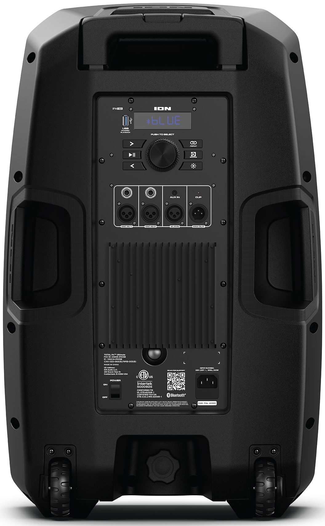 ION Audio Total PA Ultimate High-Power Bluetooth Speaker System with Edge Glow - Black by ION Audio - Image 4