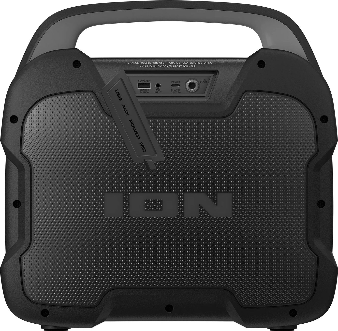 ION Audio Trailblazer Roar All-Weather Bluetooth Speaker - Black by ION - Refurbished - Like New condition - Image 2