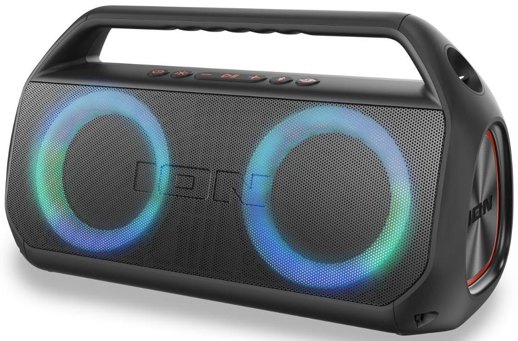ION Audio Uber Boom Ultra Water-Resistant Bluetooth Stereo Boombox with Lights - Black by ION Audio - Image 2