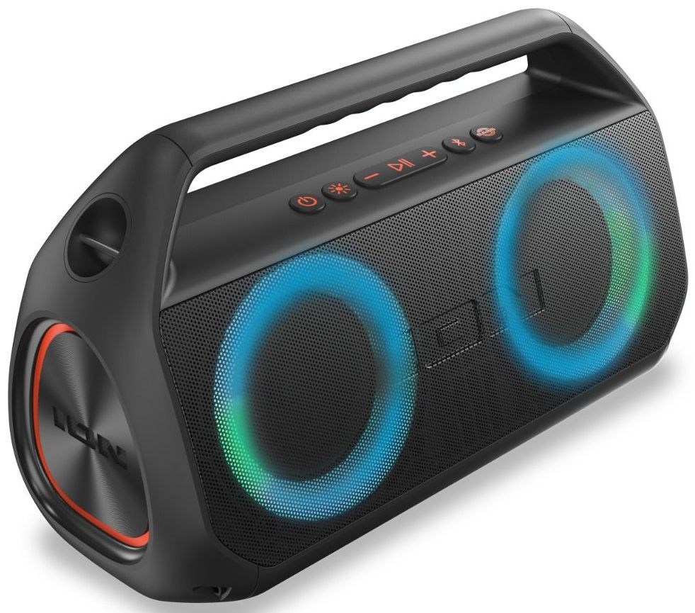 ION Audio Uber Boom Ultra Water-Resistant Bluetooth Stereo Boombox with Lights - Black by ION Audio - Image 3