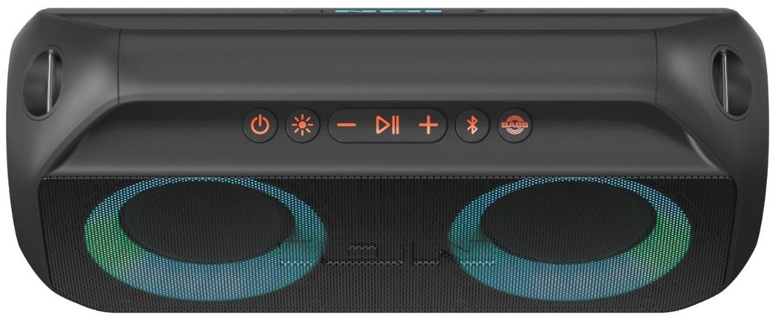 ION Audio Uber Boom Ultra Water-Resistant Bluetooth Stereo Boombox with Lights - Black by ION Audio - Image 4