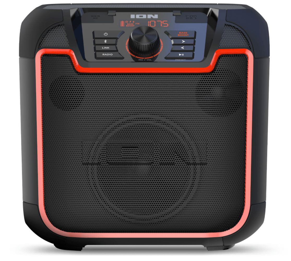 ION Sport All-Weather Rechargeable Bluetooth-Enabled Speaker - Black by ION - Image 2