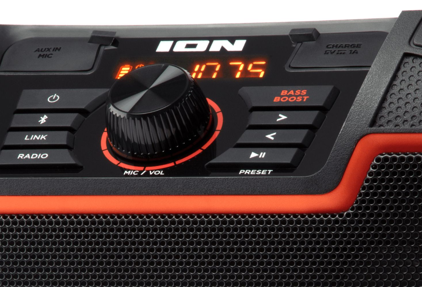ION Sport All-Weather Rechargeable Bluetooth-Enabled Speaker - Black by ION - Image 8