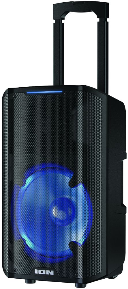 ION Trouper 300 Battery Powered Portable Speaker System with Multi-Channel Mixer and Lights - Black by ION - Image 2