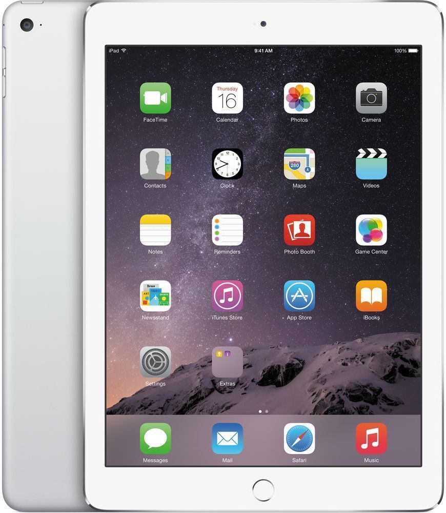 iPad Air 9.7-inch (2014) 2nd Gen - 16GB - Cellular + WiFi - Silver by Apple - Refurbished - Very Good condition - US$150.91