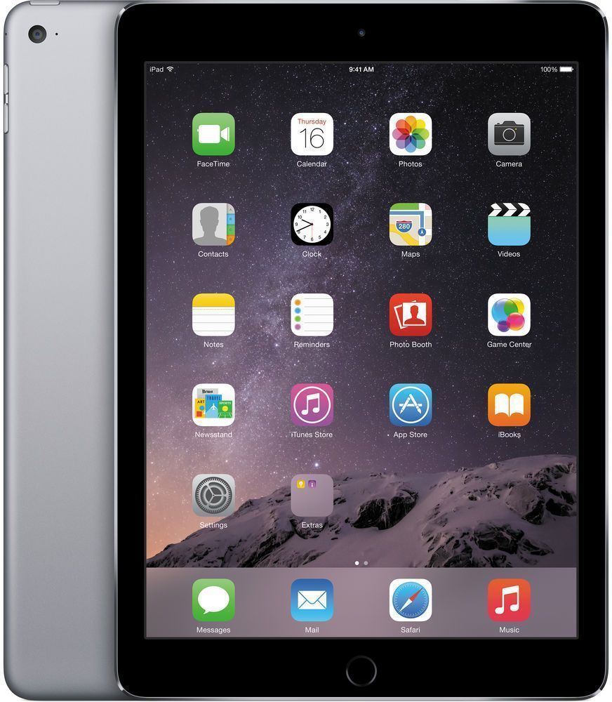 iPad Air 9.7-inch (2014) 2nd Gen - 16GB - WiFi - Space Grey by Apple - Refurbished - Very Good condition - US$66.48