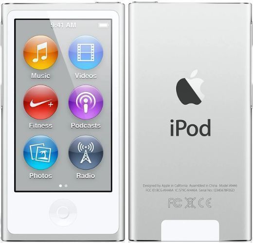 Apple iPod Nano 7th Gen - 16GB - Silver by Apple - Refurbished - Very Good condition - US$182.48