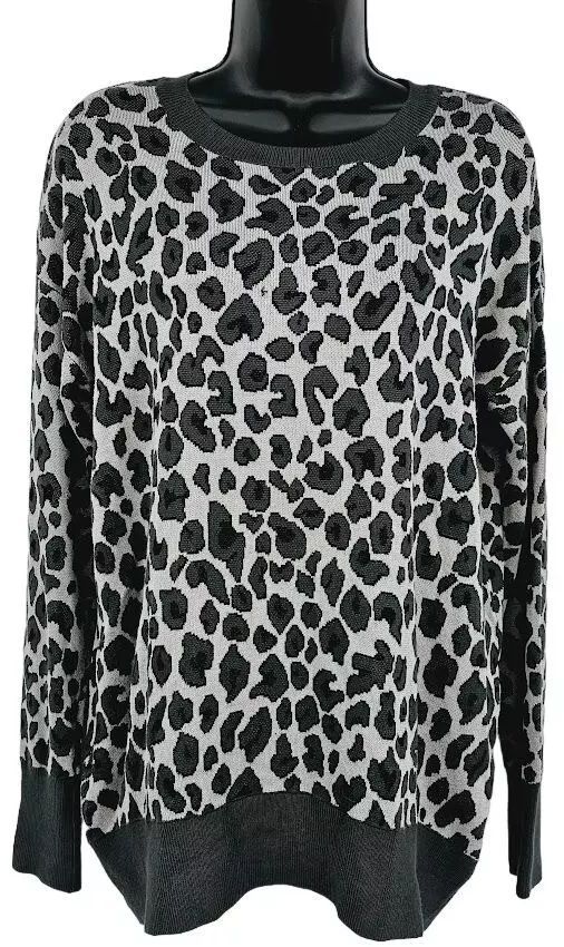 Isaac Mizrahi New York Women's Lounge Sweater S - Leopard by Isaac Mizrahi - Refurbished - Brand New condition - US$20.98