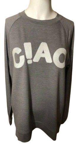 Isaac Mizrahi Women's Meredith Statement Tunic Long Sleeve L - Grey by Isaac Mizrahi - Image 2