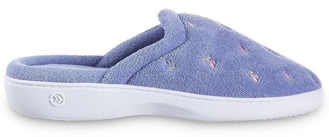 Isotoner Bedroom Slip-On with Enhanced Heel Cushion - 6 - Blue by Isotoner - Image 3