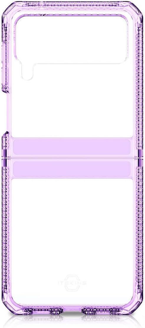 Itskins Hybrid Clear Phone Case for Galaxy Z Flip3 5G - Lavender/Transparent by Itskins - Refurbished - Brand New condition - Image 3