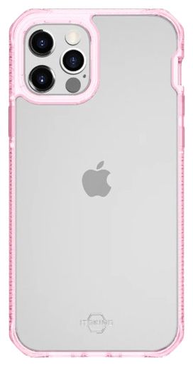 Itskins Hybrid Clear Phone Case for iPhone 12 Pro Max - Light Pink by Itskins - Refurbished - Brand New condition - US$8.78