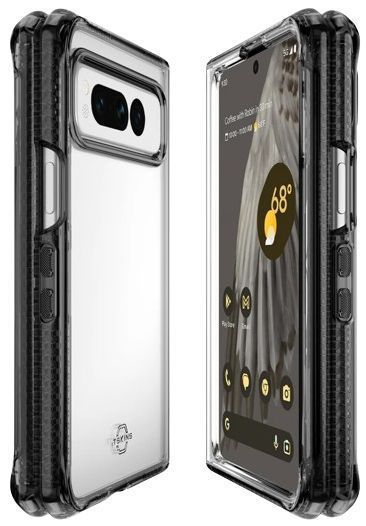 Itskins Hybrid R Clear Phone Case for Google Pixel Fold - Black/Transparent by Itskins - Refurbished - Brand New condition - Image 3