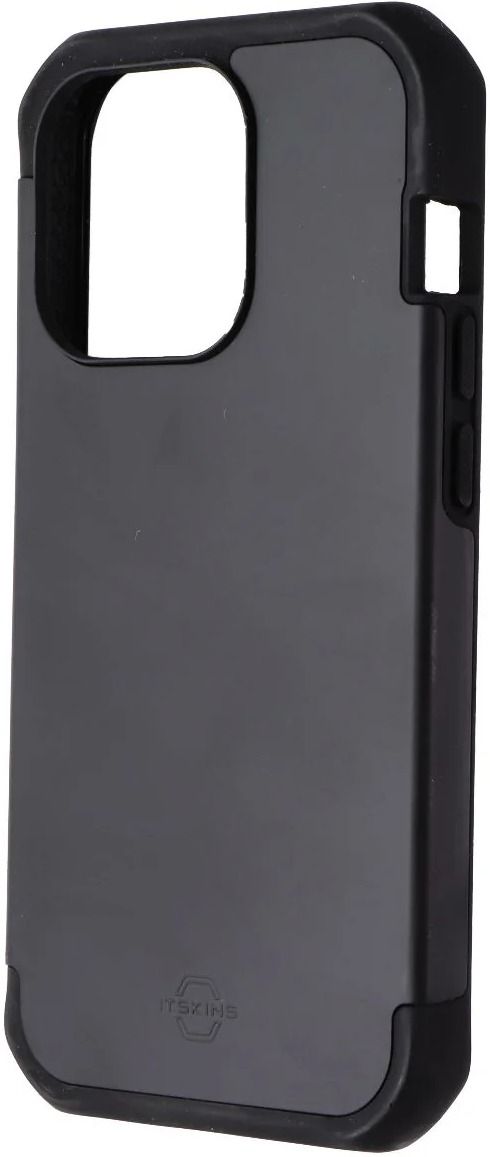 ITSKINS Hybrid_R Dual Layer Case for iPhone 14 Pro - Black by ITSKINS - Refurbished - Brand New condition - US$8.78