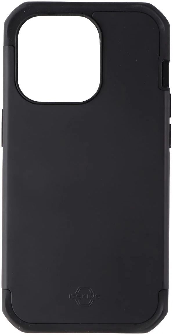 ITSKINS Hybrid_R Dual Layer Case for iPhone 14 Pro - Black by ITSKINS - Image 2