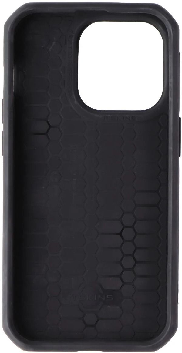 ITSKINS Hybrid_R Dual Layer Case for iPhone 14 Pro - Black by ITSKINS - Image 3