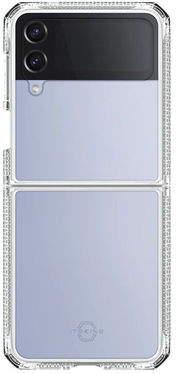 Itskins Hybrid R Phone Case for Samsung Galaxy Z Flip4 (5G) - Clear by Itskins - Refurbished - Very Good condition - US$8.78