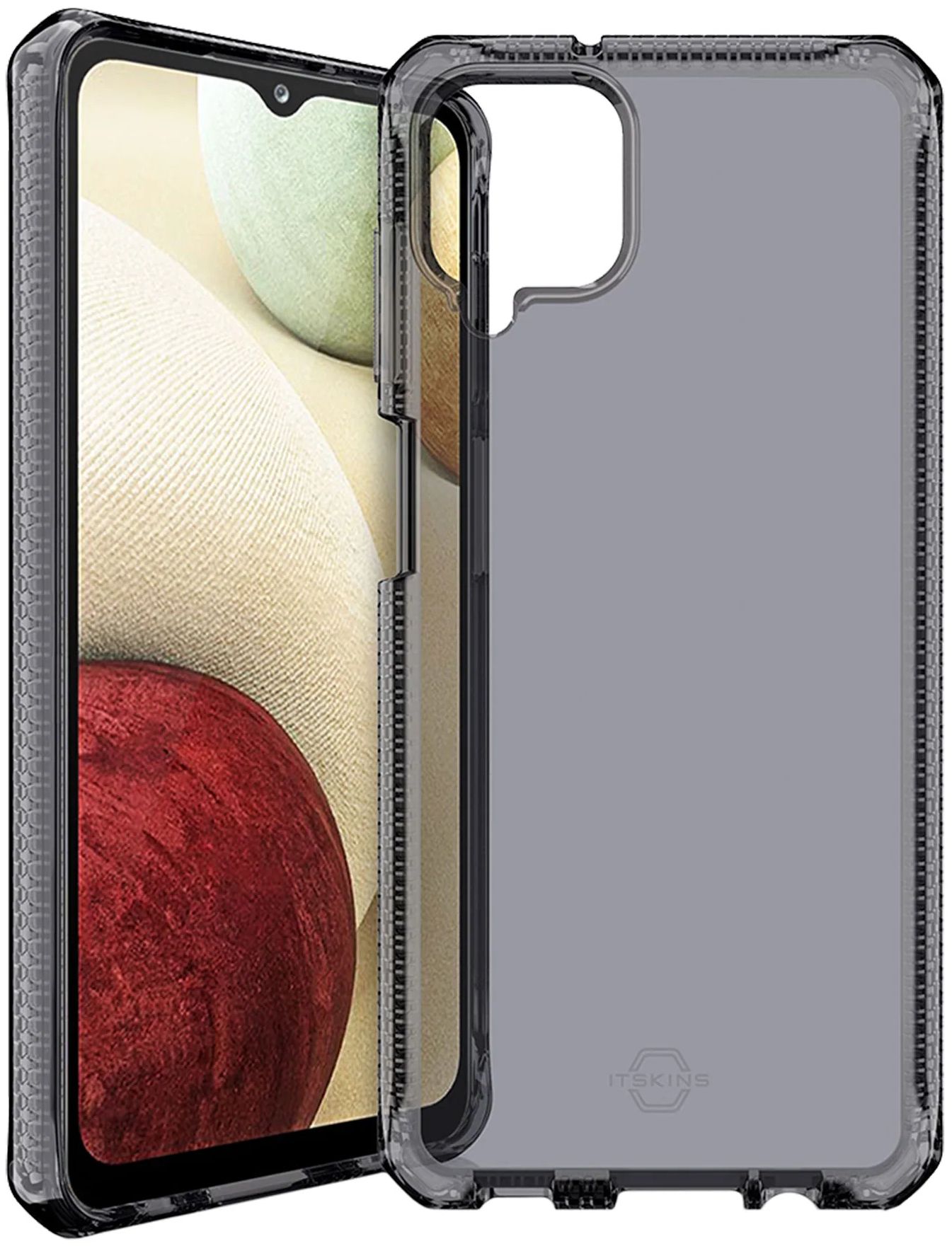Itskins Spectrum Clear Phone Case for Galaxy A12 - Smoke by Itskins - Image 4