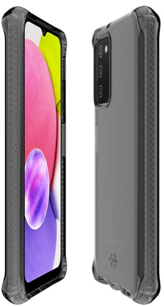 ITSKINS Spectrum Clear Series Phone Case for Samsung Galaxy A03s - Smoke by ITSKINS - Refurbished - Brand New condition - Image 3
