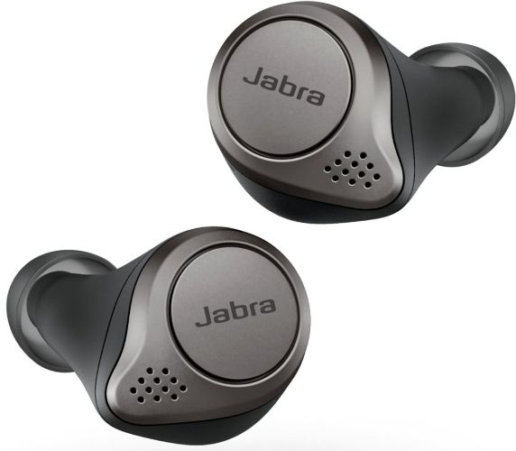 Jabra Elite 75t True Wireless Noise Cancelling Earbuds - Titanium Black by Jabra - Refurbished - Very Good condition - US$50.98