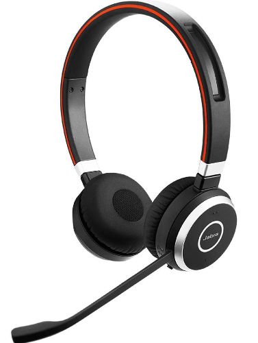 Jabra Evolve 65 Noise Cancelling Microphone Stereo Headset - Black by Jabra - Refurbished - Very Good condition - US$178.49
