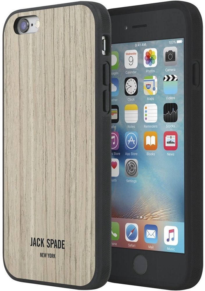 Jack Spade Wood Phone Case for iPhone 6 | iPhone 6s - Wood Veneer Walnut by Jack Spade - Refurbished - Brand New condition - US$8.78