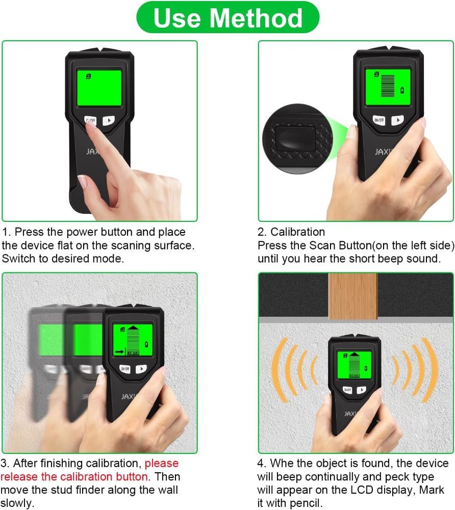 JAXWQ 5-in-1 Stud Finder Wall Scanner (TH410) - Lox by JAXWQ - Image 7