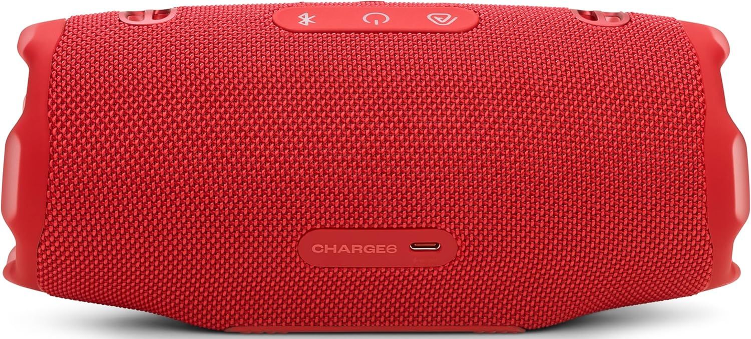 JBL Charge 6 Portable Bluetooth Speaker - Red by JBL - Image 4